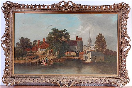 PULLS FERRY, NORWICH by Edward Littlewood - Auction record, sale price, and art valuation. Compare with similar artists and explore comparable artworks.