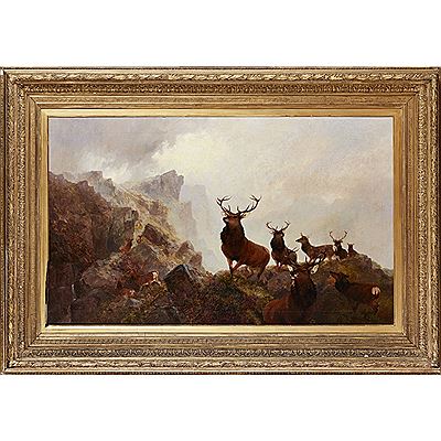 Sample artwork by Thomas Henry Gibb (1833 - after 1893), known for landscape painting - View similar artists and auction records