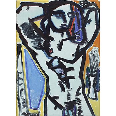 MALE TORSO I by Ian Cook - Auction record, sale price, and art valuation. Compare with similar artists and explore comparable artworks.