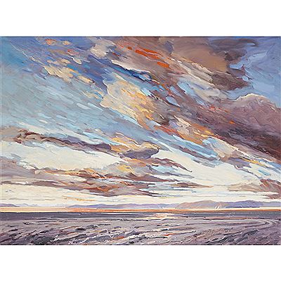 SUNSET STRATUS CLOUDS by James S Davis - Auction record, sale price, and art valuation. Compare with similar artists and explore comparable artworks.