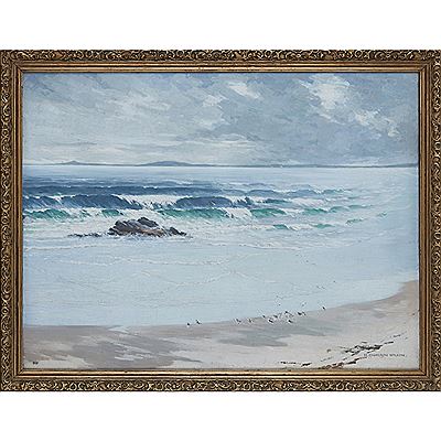 LAGGAN BAY, ISLAY by Hugh Cameron Wilson - Auction record, sale price, and art valuation. Compare with similar artists and explore comparable artworks.