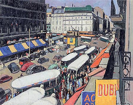 Animation à la cour du Havre à Paris by Georges Joubin - Auction record, sale price, and art valuation. Compare with similar artists and explore comparable artworks.