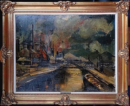 Paysage Industriel by Clement Conreur - Auction record, sale price, and art valuation. Compare with similar artists and explore comparable artworks.