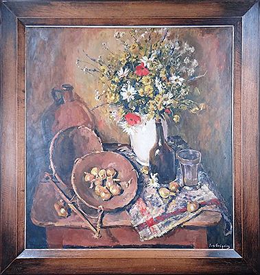 Nature morte aux fleurs et oignons by Joseph Gregoire - Auction record, sale price, and art valuation. Compare with similar artists and explore comparable artworks.