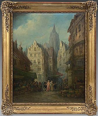 Vue de la ville de Rouen