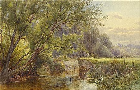 Sample artwork by Frank Gresley (1855 - 1936), known for painting - View similar artists and auction records