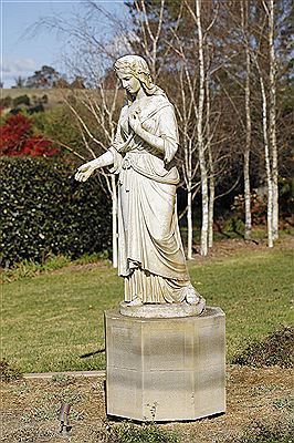 Maiden in contrapposto pose of Flora