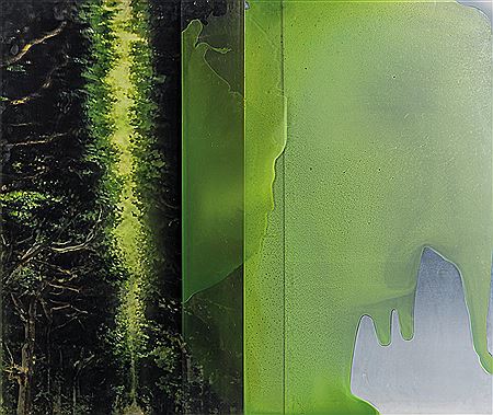 Tree Gaze - Verdant Series, 2005 (three panels)