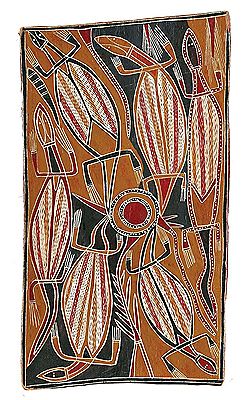 Tribe: Jinang Goannas Leaving a Waterhole by Peter Banjurljurl - Auction record, sale price, and art valuation. Compare with similar artists and explore comparable artworks.