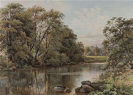 Bolton Abbey by William Bradley - Auction record, sale price, and art valuation. Compare with similar artists and explore comparable artworks.