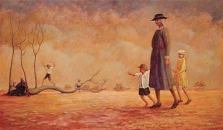 Grandma’s Sunday Walk, 1972