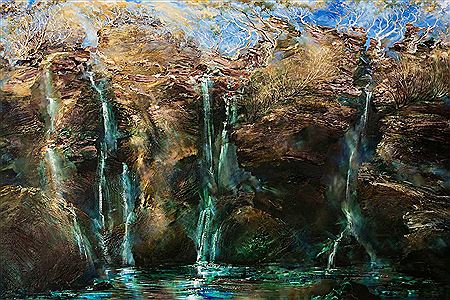 Sample artwork by David Geoffrey John Voigt (Born 1944), known for painting - View similar artists and auction records