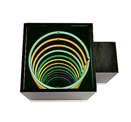 Ludoscopio cubico multispaziale n° 70, 1985 by Paolo Scirpa - Auction record, sale price, and art valuation. Compare with similar artists and explore comparable artworks.