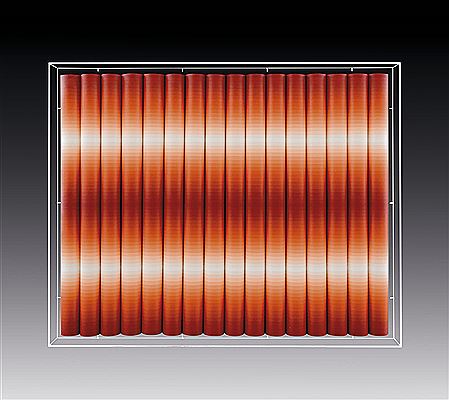 Periodic waves, "canvas tube", 2017