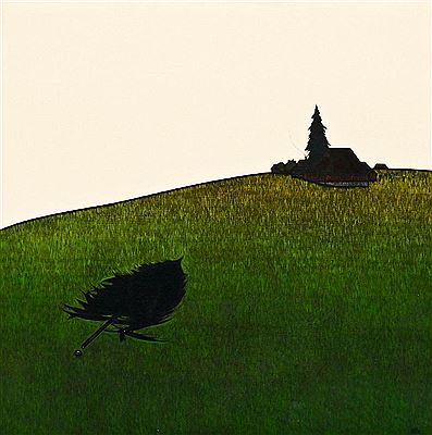 Northwest Landscape with Barn 1969