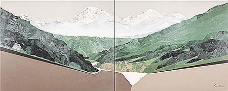 Sample artwork by Ken Prescott (Born 1938), known for painting - View similar artists and auction records