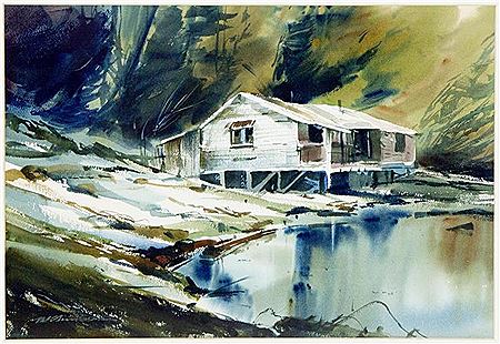 Sample artwork by Marke Simmons (Born 1936), known for painting - View similar artists and auction records