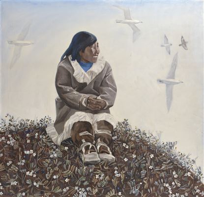 "She is Happy, from the series ""Chukotka"""