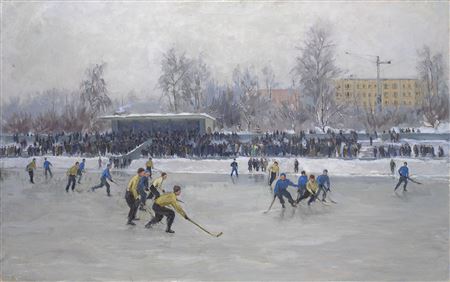 Playing Hockey at Dynamo Stadium