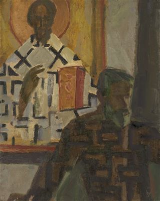 Self-Portrait in a Museum