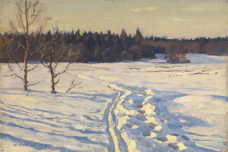 Towards Evening by Nikita Fedosov - Auction record, sale price, and art valuation. Compare with similar artists and explore comparable artworks.