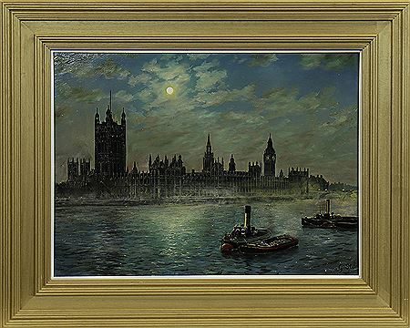 Sample artwork by Geoffrey Stone (1931 - 2005), known for painting - View similar artists and auction records