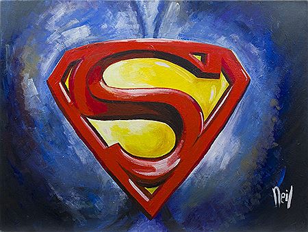 SUPERMAN by Neil Smith - Auction record, sale price, and art valuation. Compare with similar artists and explore comparable artworks.