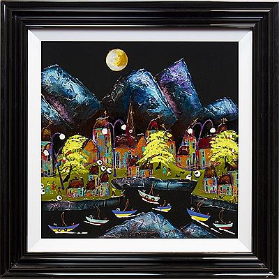 THE ICY BLUE MOUNTAINS II by Rozanne Bell - Auction record, sale price, and art valuation. Compare with similar artists and explore comparable artworks.