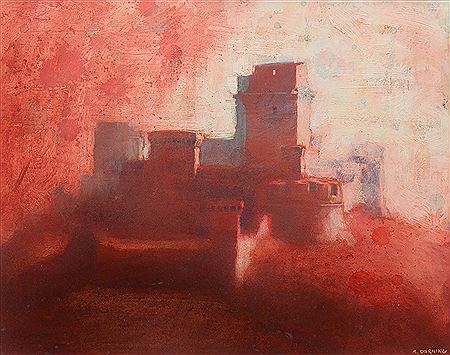 ROCCA MAGCHORE, ASSISI by Michael Durning - Auction record, sale price, and art valuation. Compare with similar artists and explore comparable artworks.