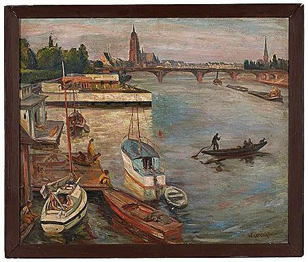 "Der Sporthafen Nizza" by Albert Wilhelm Lefebre - Auction record, sale price, and art valuation. Compare with similar artists and explore comparable artworks.