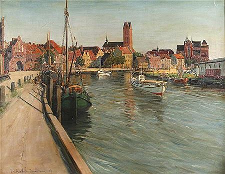 Alter Wismarer Hafen by Friedrich Wilhelm Fischer-Derenburg - Auction record, sale price, and art valuation. Compare with similar artists and explore comparable artworks.