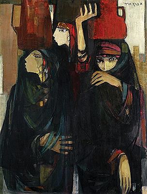 The Jar Bearers by Esther Peretz-Arad - Auction record, sale price, and art valuation. Compare with similar artists and explore comparable artworks.