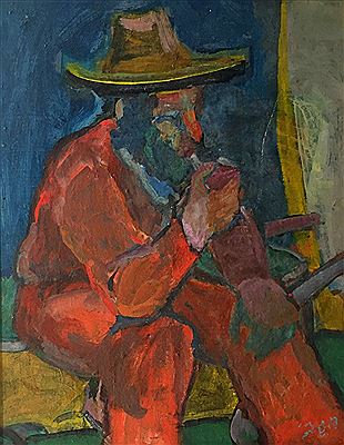 Porter, 1971 by Michael Hashbi - Auction record, sale price, and art valuation. Compare with similar artists and explore comparable artworks.