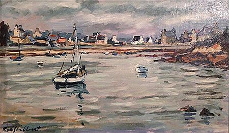 La Baie des anges Bretagne by Robert Guilbert - Auction record, sale price, and art valuation. Compare with similar artists and explore comparable artworks.