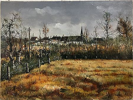 Village campagnard by Michel Girard - Auction record, sale price, and art valuation. Compare with similar artists and explore comparable artworks.
