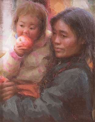 Apple; Durbar Market, Katmandu AND Young Girls from Chiang Mai, Thailand (3)
