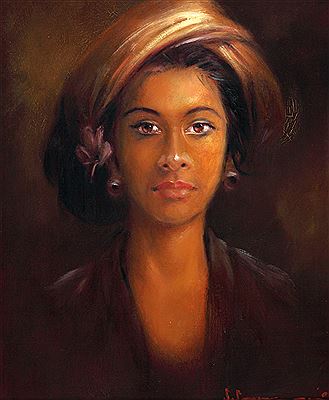 Balinese Lady, 2006 by S Saman - Auction record, sale price, and art valuation. Compare with similar artists and explore comparable artworks.