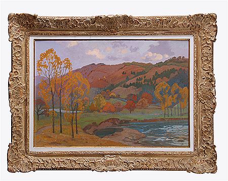 Paysage d’automne by Auguste Donnay - Auction record, sale price, and art valuation. Compare with similar artists and explore comparable artworks.
