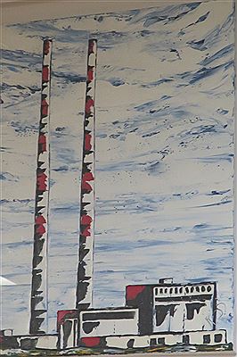 Poolbeg Power Station by Maggie Johnson - Auction record, sale price, and art valuation. Compare with similar artists and explore comparable artworks.