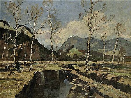 Early spring in the moss