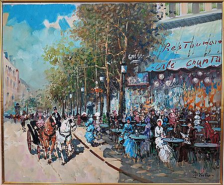 Après-midi en terrasse and La belle Epoque(2) by Dominique Tortes - Auction record, sale price, and art valuation. Compare with similar artists and explore comparable artworks.