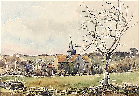Eglise en nivernais by Camille Picard - Auction record, sale price, and art valuation. Compare with similar artists and explore comparable artworks.