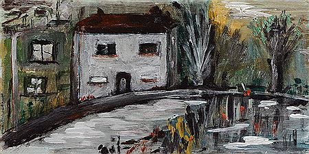 Ruins by the Pond