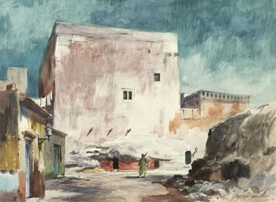 Sample artwork by Frederic Whitaker (1891 - 1980), known for landscape, figure and genre painting - View similar artists and auction records