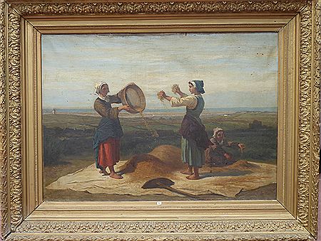 Vanneuses, femmes aux environs de Carnac.