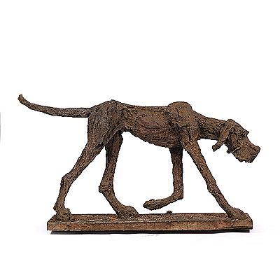 Hound Dog by Clare Trenchard - Auction record, sale price, and art valuation. Compare with similar artists and explore comparable artworks.
