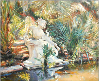 Sample artwork by Glenn Harrington (Born 1959), known for figure, portrait, book illustrations - View similar artists and auction records