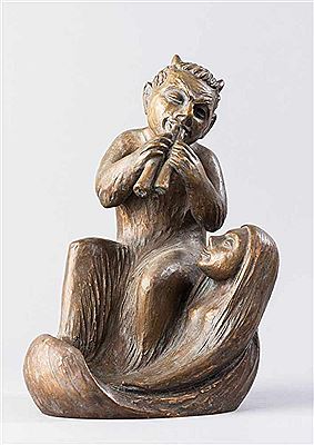 "Pan mit Nixe" by Fidelis Bentele - Auction record, sale price, and art valuation. Compare with similar artists and explore comparable artworks.