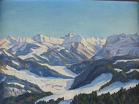 "Blick vom Älpele" (zur Winterzeit)