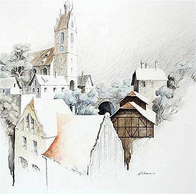 Bregenz mit der Kirche St. Gallus by Siegfried Kresser - Auction record, sale price, and art valuation. Compare with similar artists and explore comparable artworks.